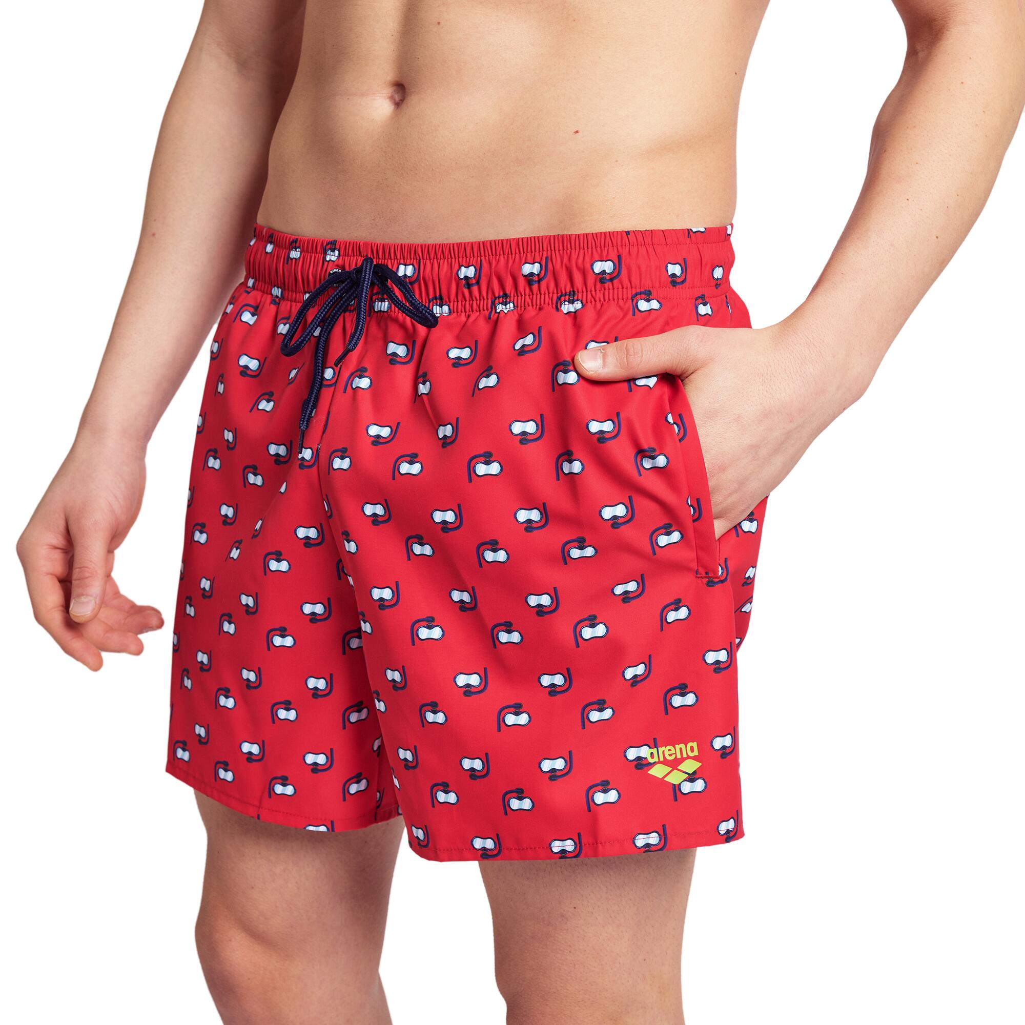 Costume mare uomo ARENA Fantasy rosso 2/5