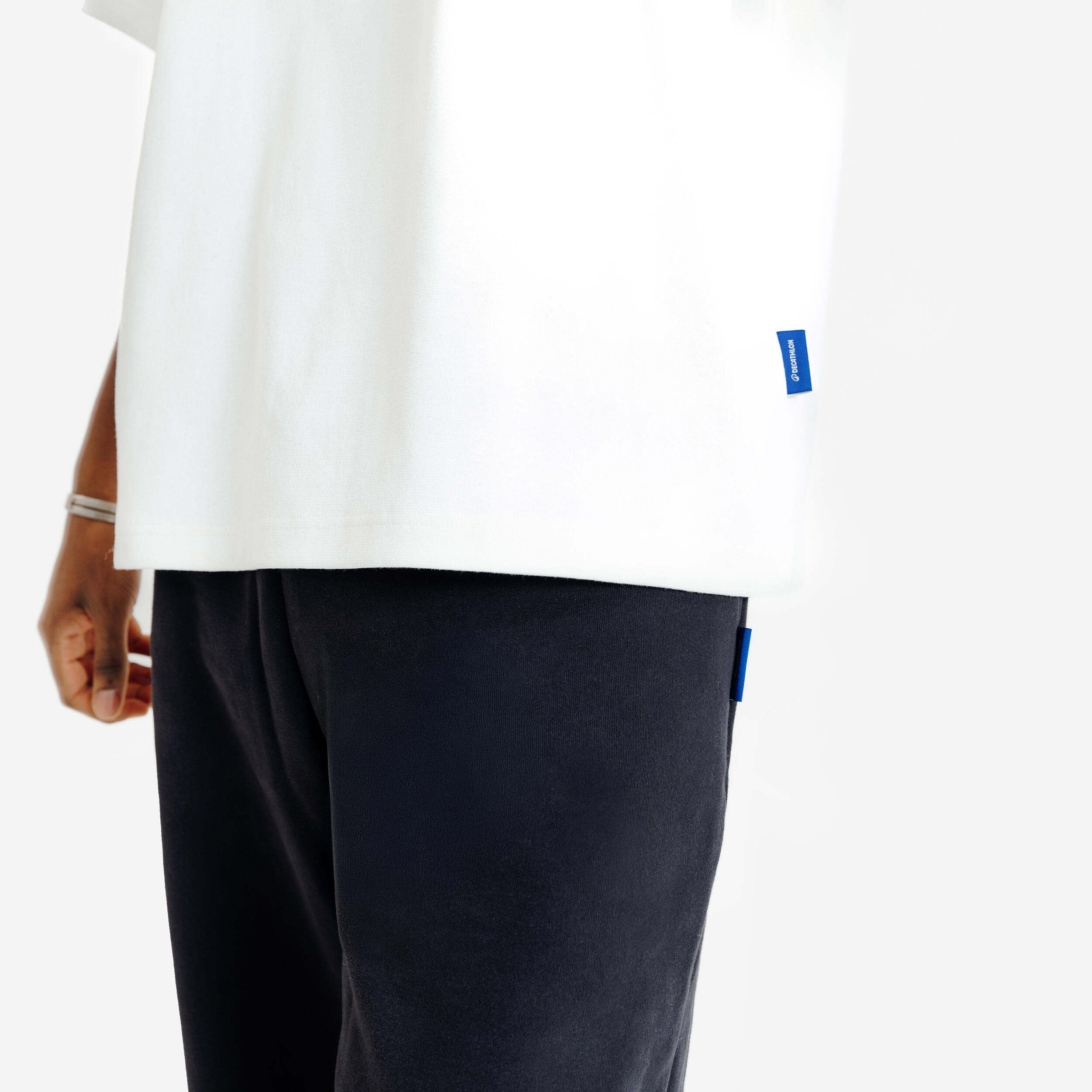 T-shirt uomo ELEMENTALS oversize bianca 4/5