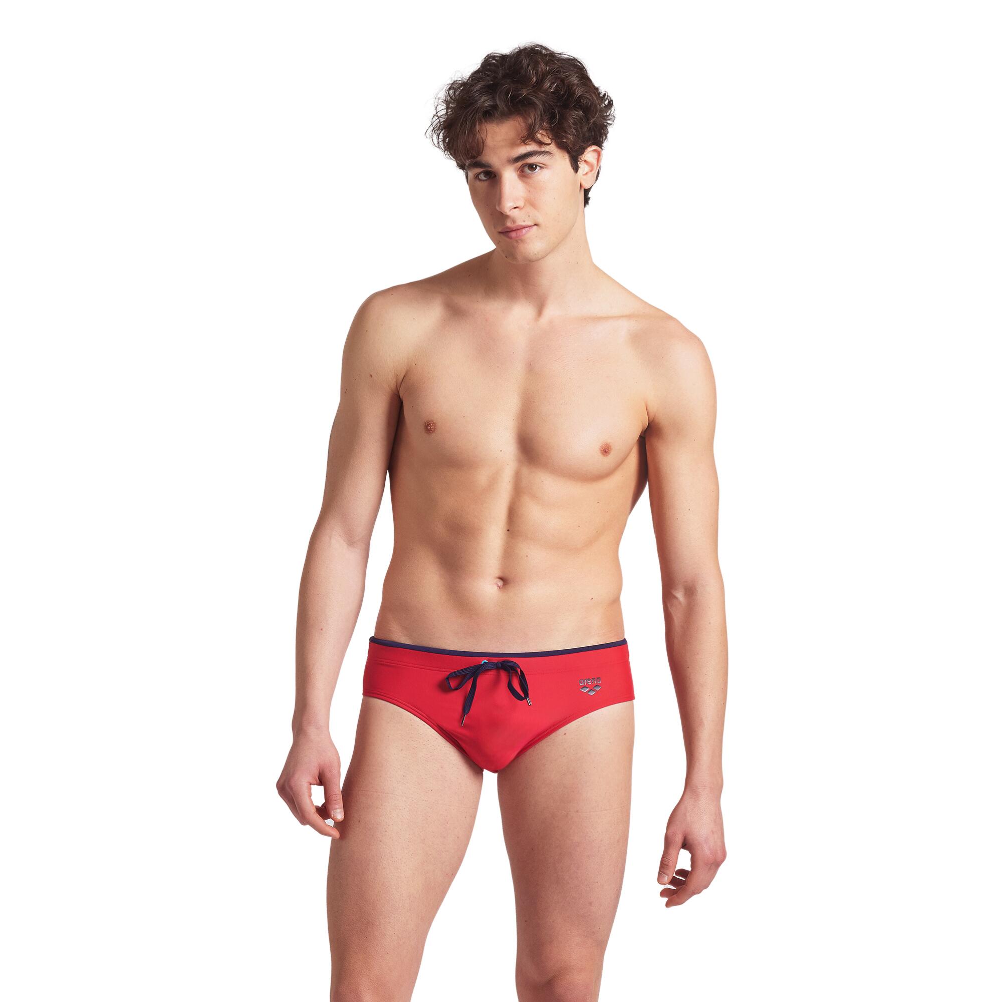 ARENA Costume uomo slip ARENA Solid Swim rosso