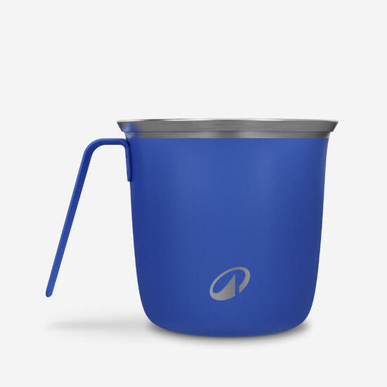 Tasse Edelstahl Wandern Camping - 500 0,3 l rot