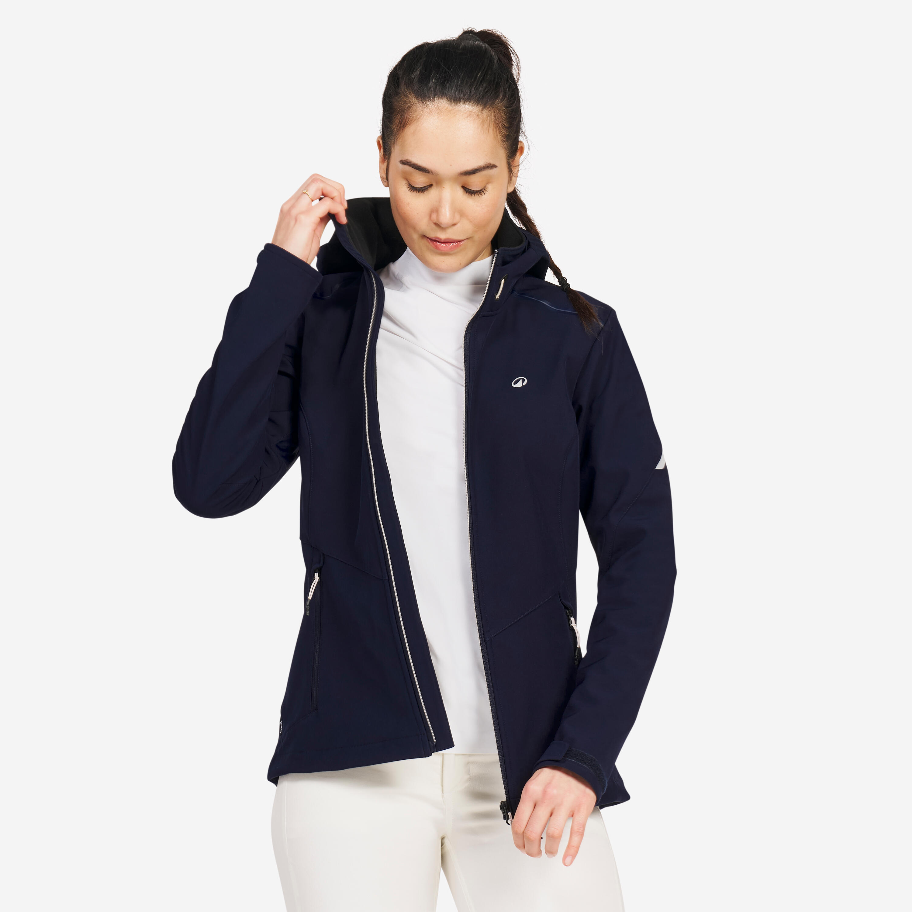 Geographical Norway Parka Giacca Antivento Donna Nera KALENJI