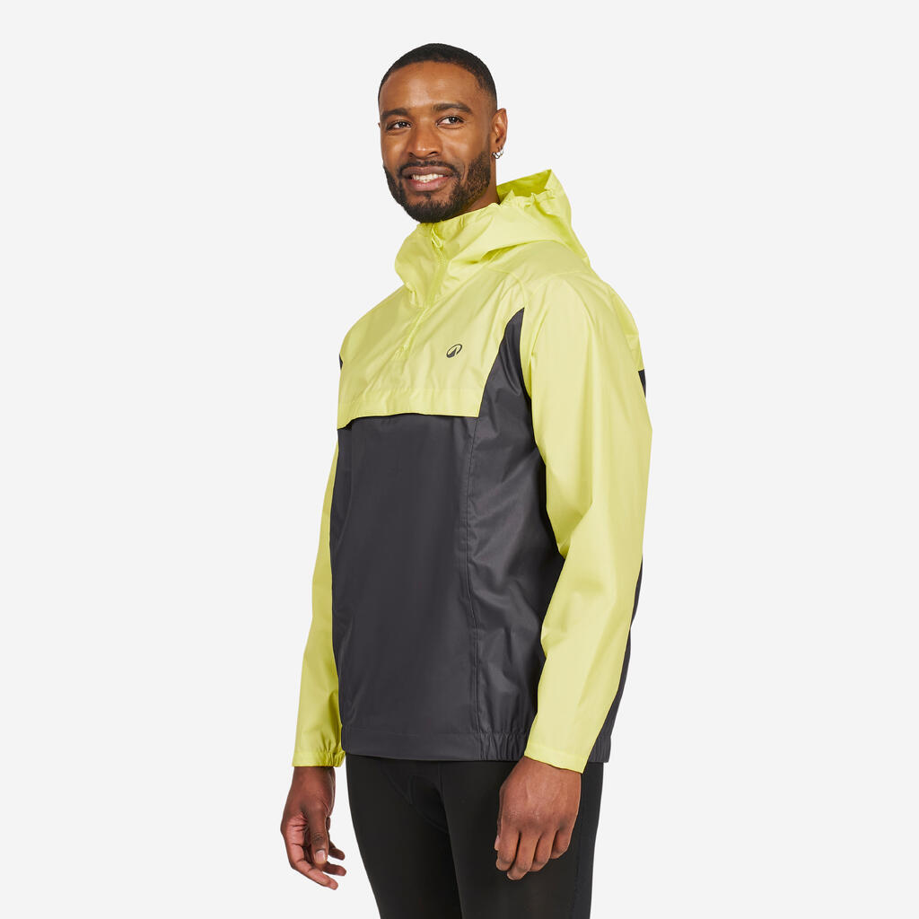Spraytop Segeln/Kajak Damen/Herren winddicht - 100 gelb/grau
