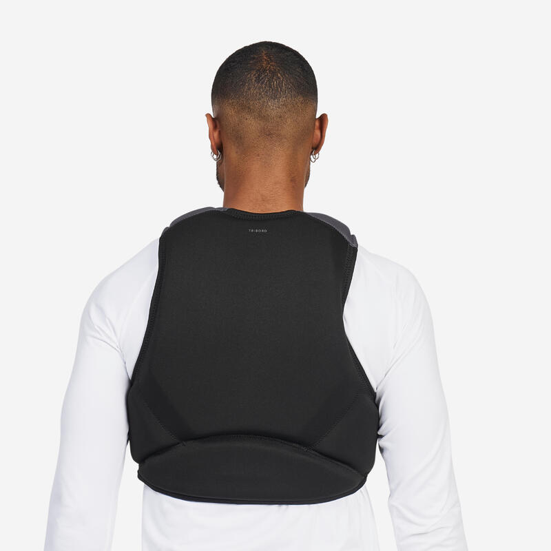Gilet d'impact et d'aide à la flottabilité 50N court - 500 noir