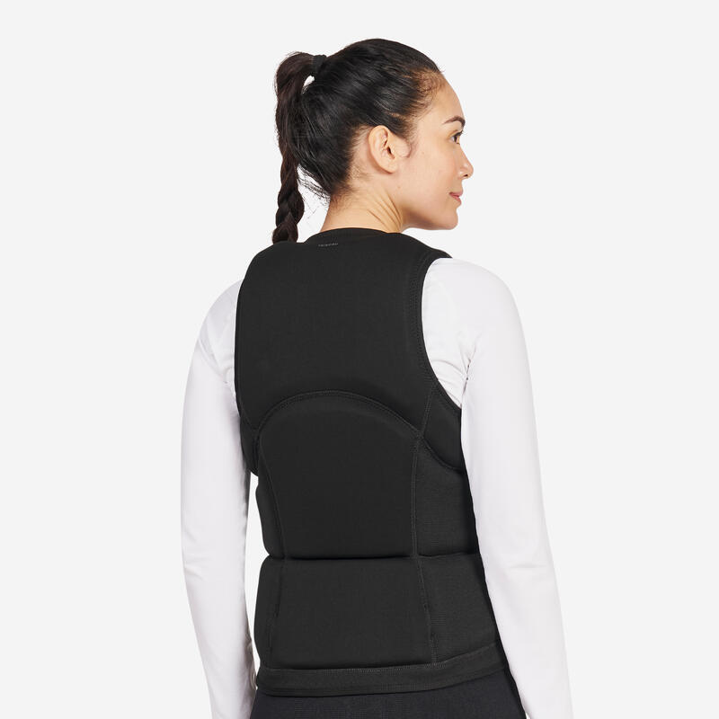 Gilet d'impact et d'aide à la flottabilité 50N long Femme - 500 noir
