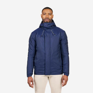 Chaqueta Impermeable Hombre Cálida Sailing 100 Azul Marino