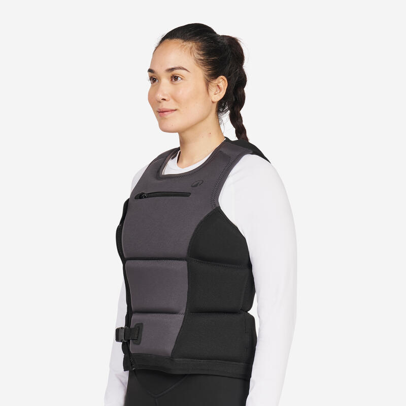 Gilet d'impact et d'aide à la flottabilité 50N long Femme - 500 noir