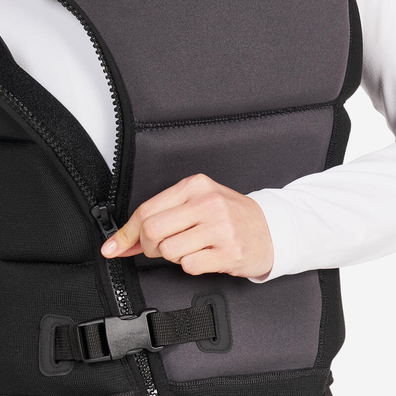 Gilet d'impact et d'aide à la flottabilité 50N long Femme - 500 noir