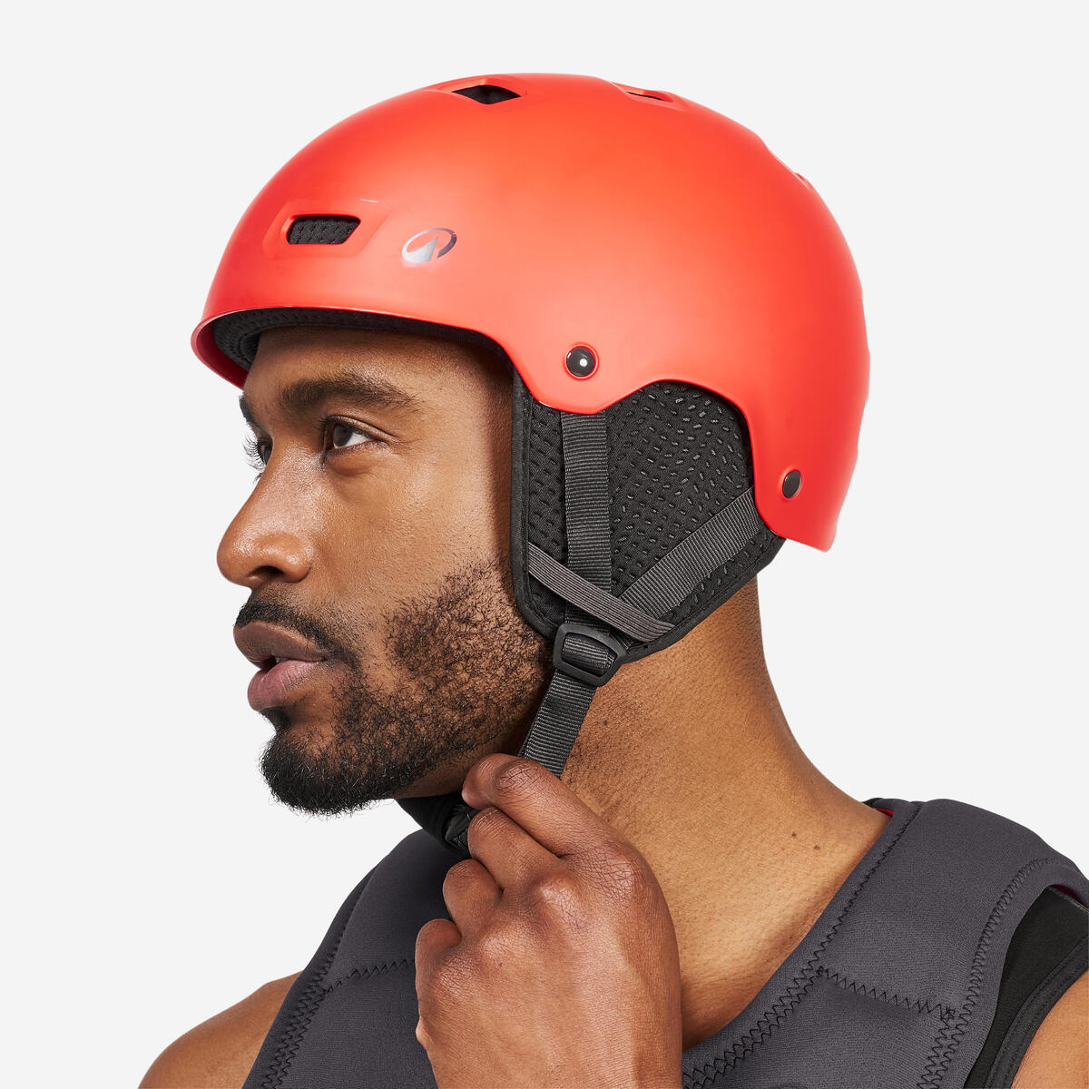 Casque de sports d'eau, kitesurf, wingfoil, wakeboard Adulte - 100 rouge