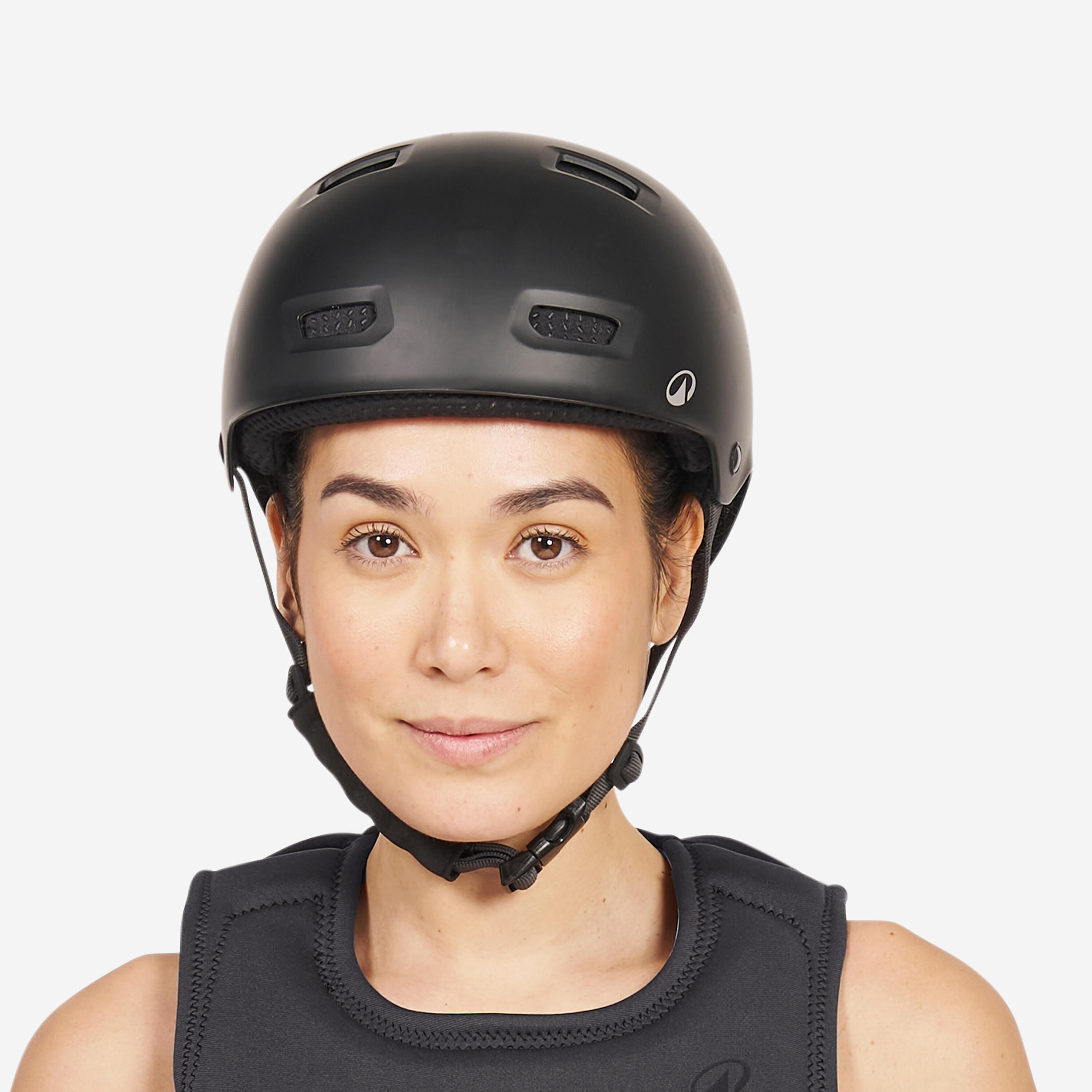 Adult water sports helmet, kitesurf, wingfoil, wakeboard - 100 black 8/13