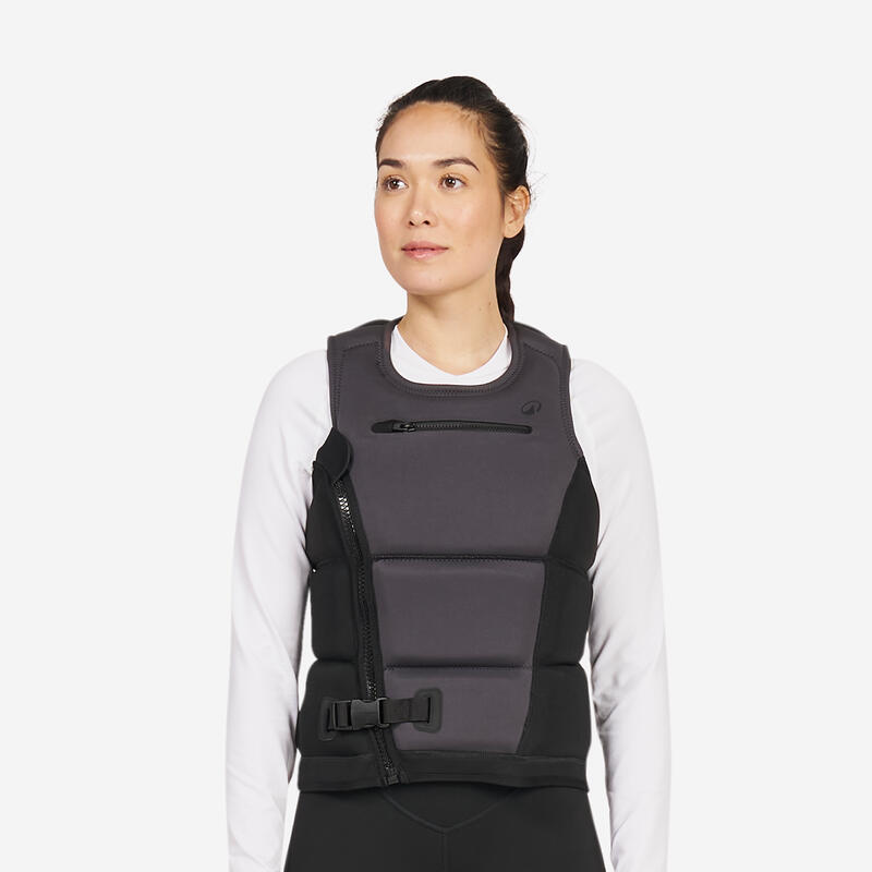 Gilet d'impact et d'aide à la flottabilité 50N long Femme - 500 noir