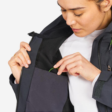 Куртка жіноча Sailing 500 для вітрильного спорту вітрозахисна та водонепроникна