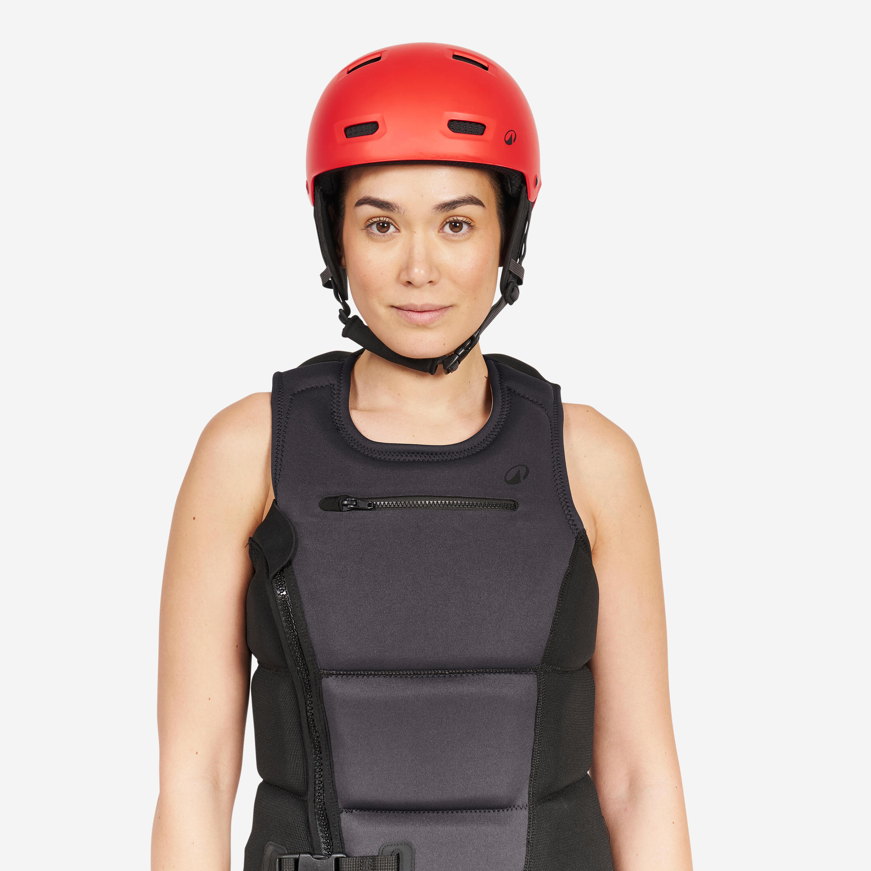 Capacete desportos aquáticos, kitesurf, wingfoil, wakeboard Adulto 100 vermelho 32/50