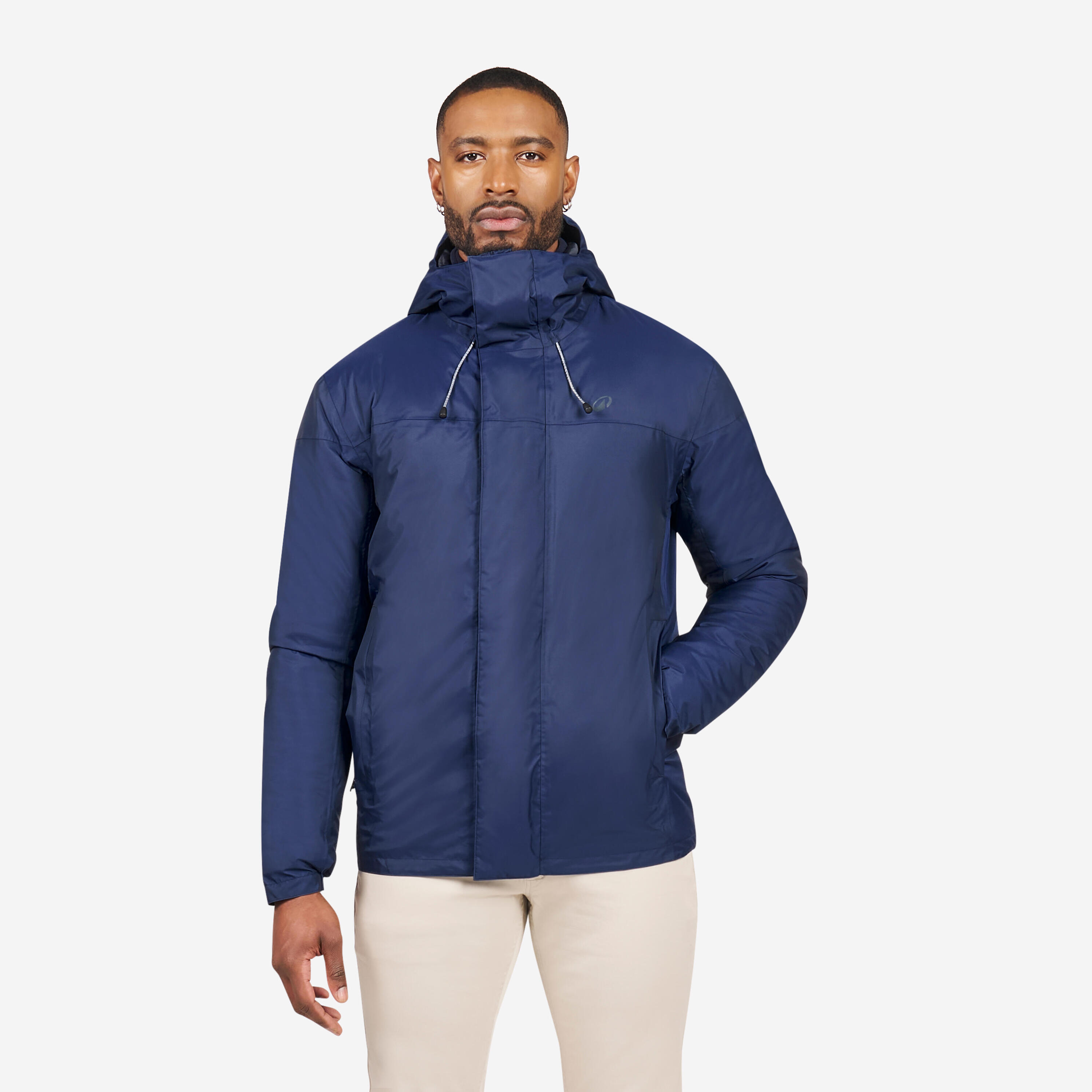 Veste de voile chaude imperméable Homme 100 Bleu marine TRIBORD