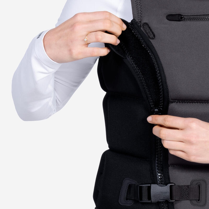 Gilet d'impact et d'aide à la flottabilité 50N long Femme - 500 noir