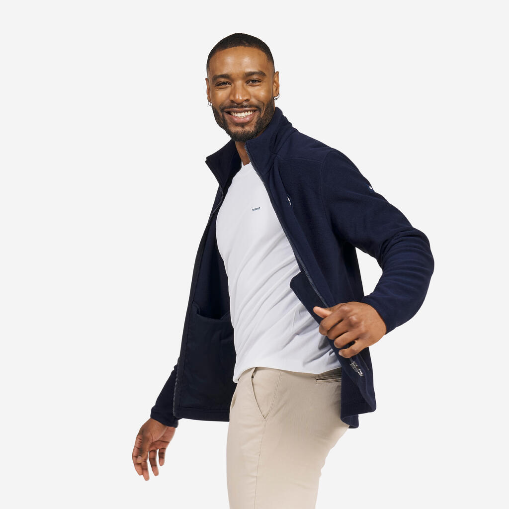 Veste polaire de voile chaude Homme - 100 bleu foncé