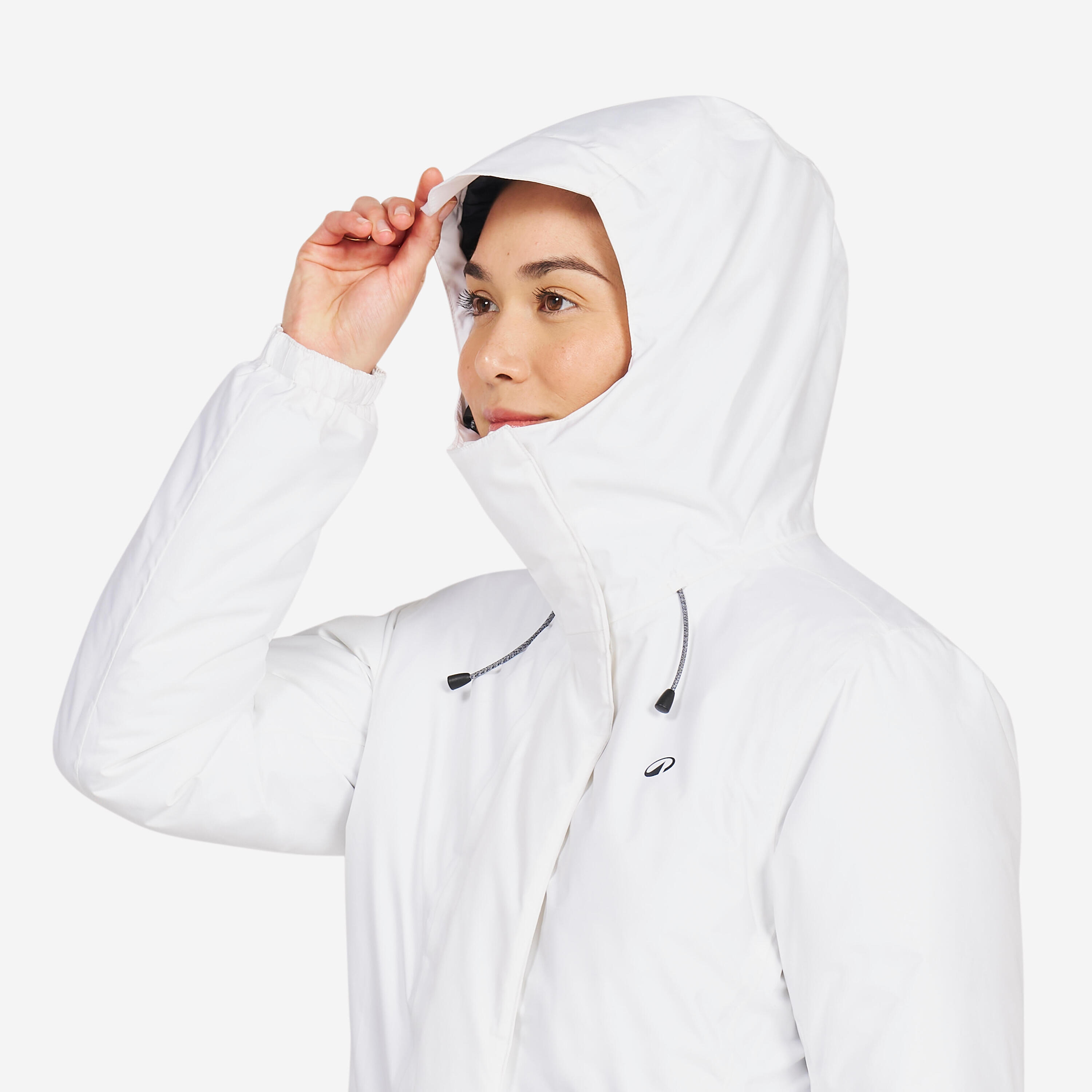Veste de voile chaude imperméable Femme -100 blanc 6/9