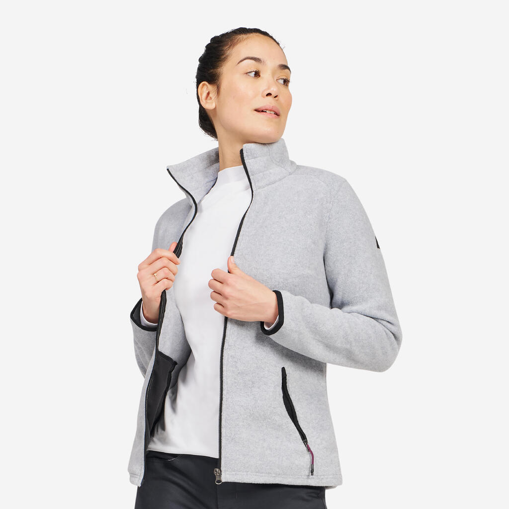 W Warm Sailing Fleece Sailing 100 Heather Grey