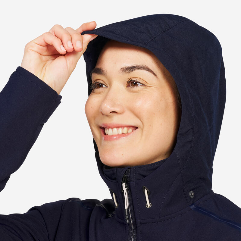 Geacă softshell anti-vânt Sailing 500 Damă