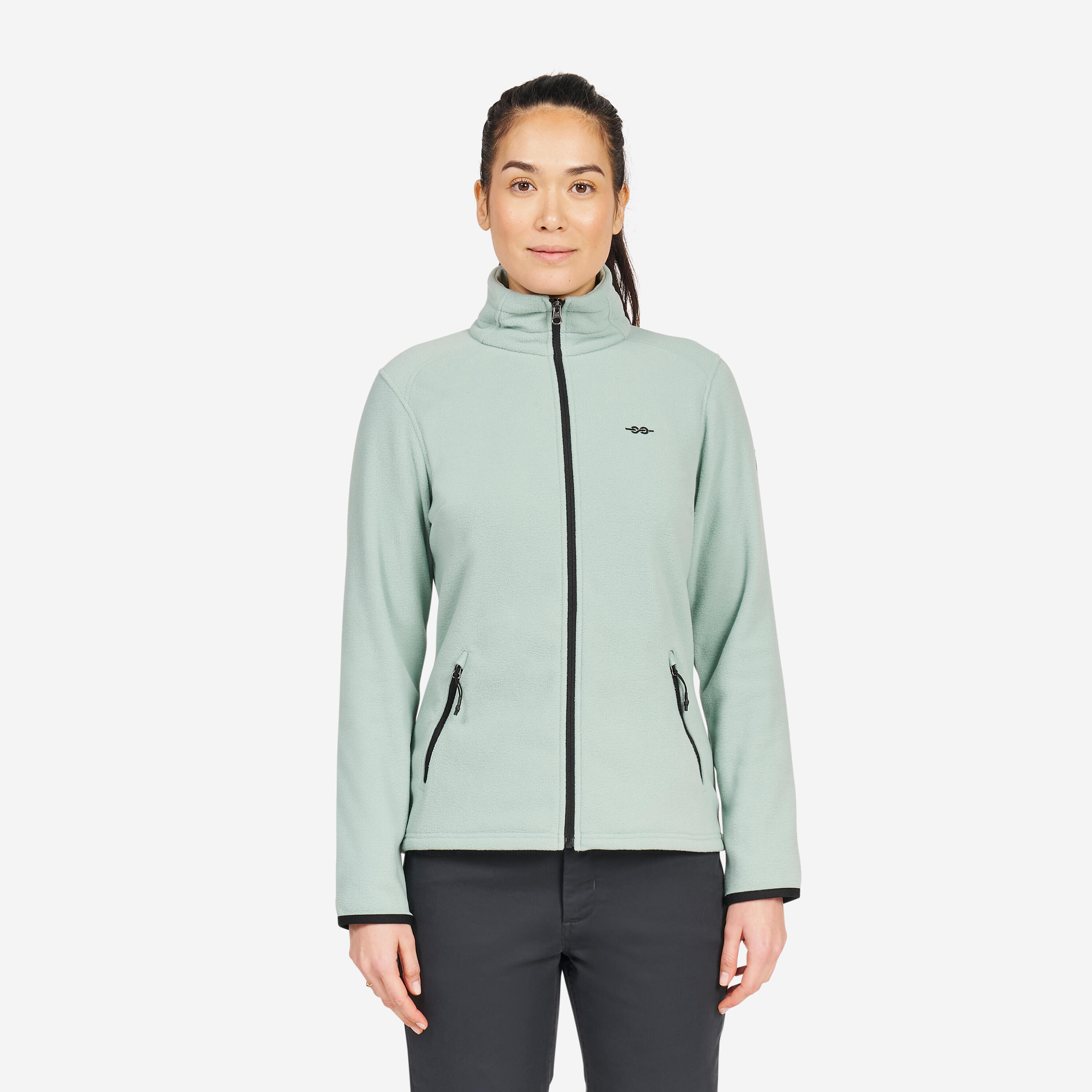 DECATHLON Women’s warm sailing fleece - 100 khaki