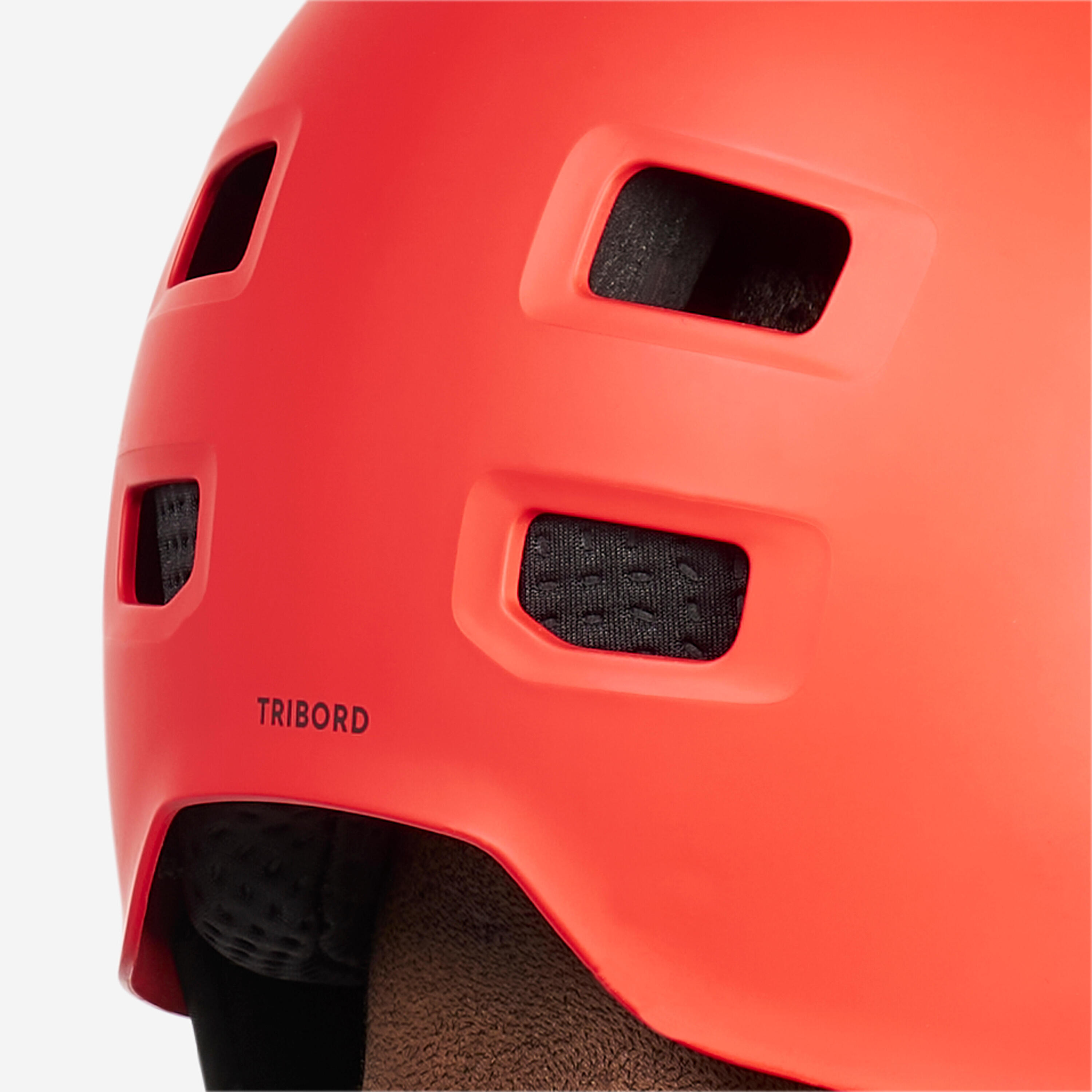 Capacete desportos aquáticos, kitesurf, wingfoil, wakeboard Adulto 100 vermelho 25/50