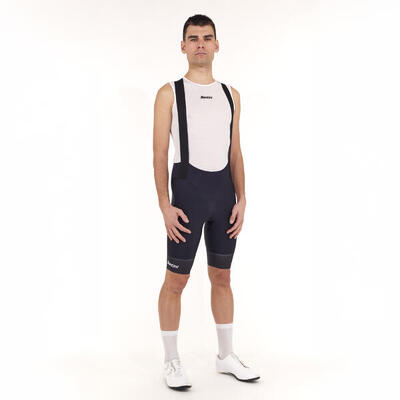 Salopette Ciclismo Estiva Santini Uomo Race Nera Fondello Endurance C3