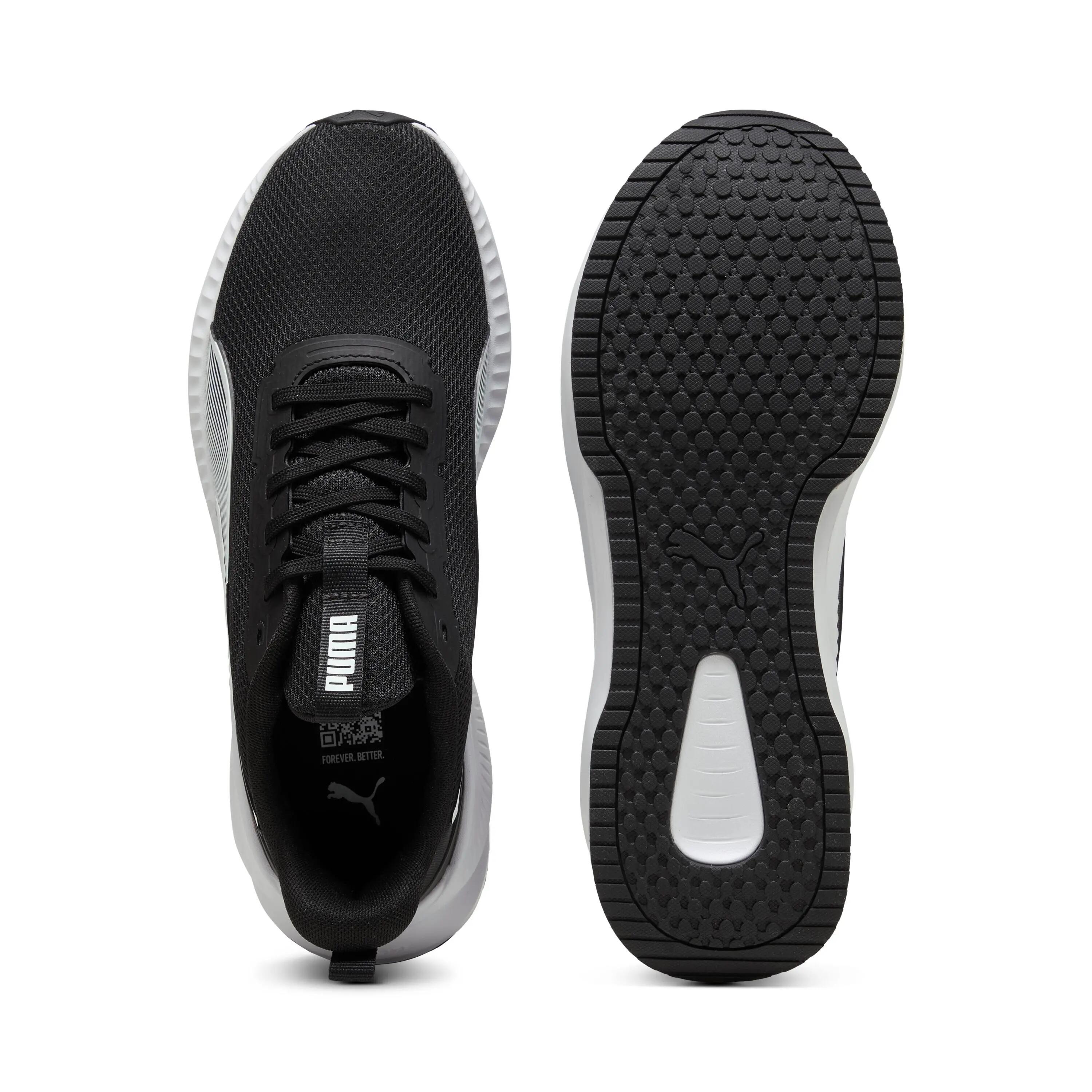 ÎNCĂLȚĂMINTE ALERGARE PUMA Flyer Lite 3 Negru/Alb BĂRBAȚI 5/5