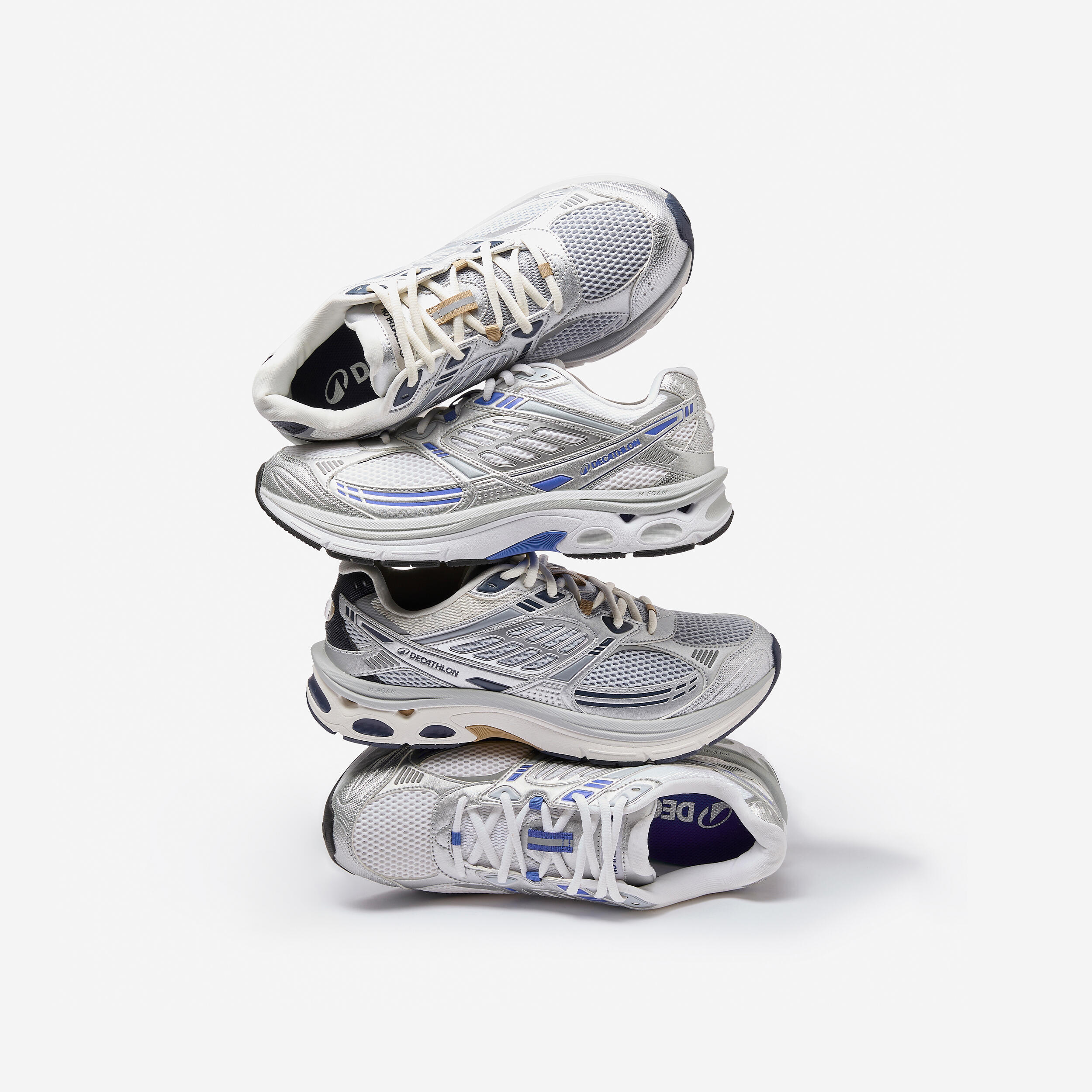 Baskets Homme, RR2K beige, gris et bleu 11/28