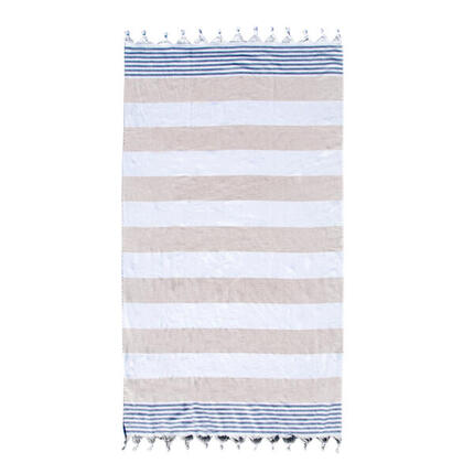Pestamal beige - bleu