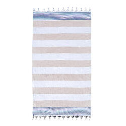 Pestamal beige - bleu