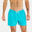 Short de bain surf 100 Court 15" Homme - Hendaia MW Turquoise