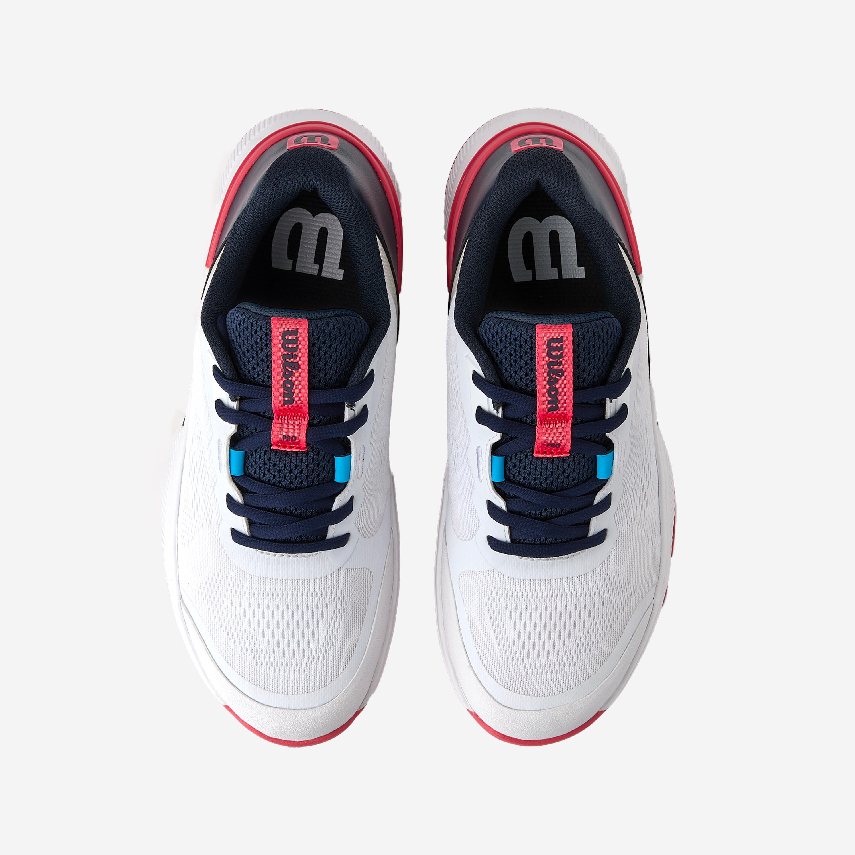 Multicourt tennisschoenen voor dames Intrigue Pro wit blauw roze 7/8