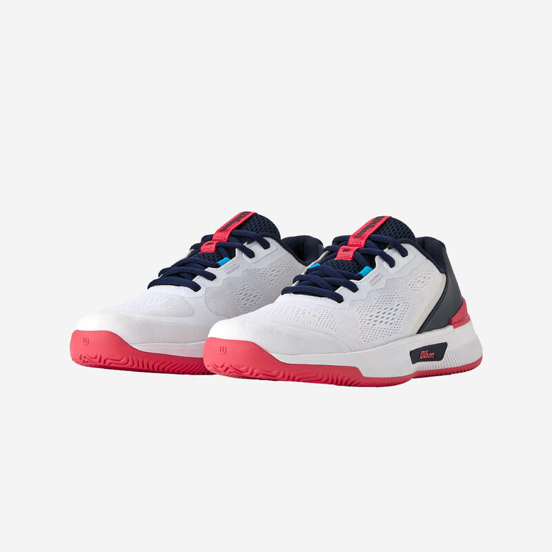 Chaussures de tennis femme Multicourt - Wilson Intrigue Pro blanc bleu rose