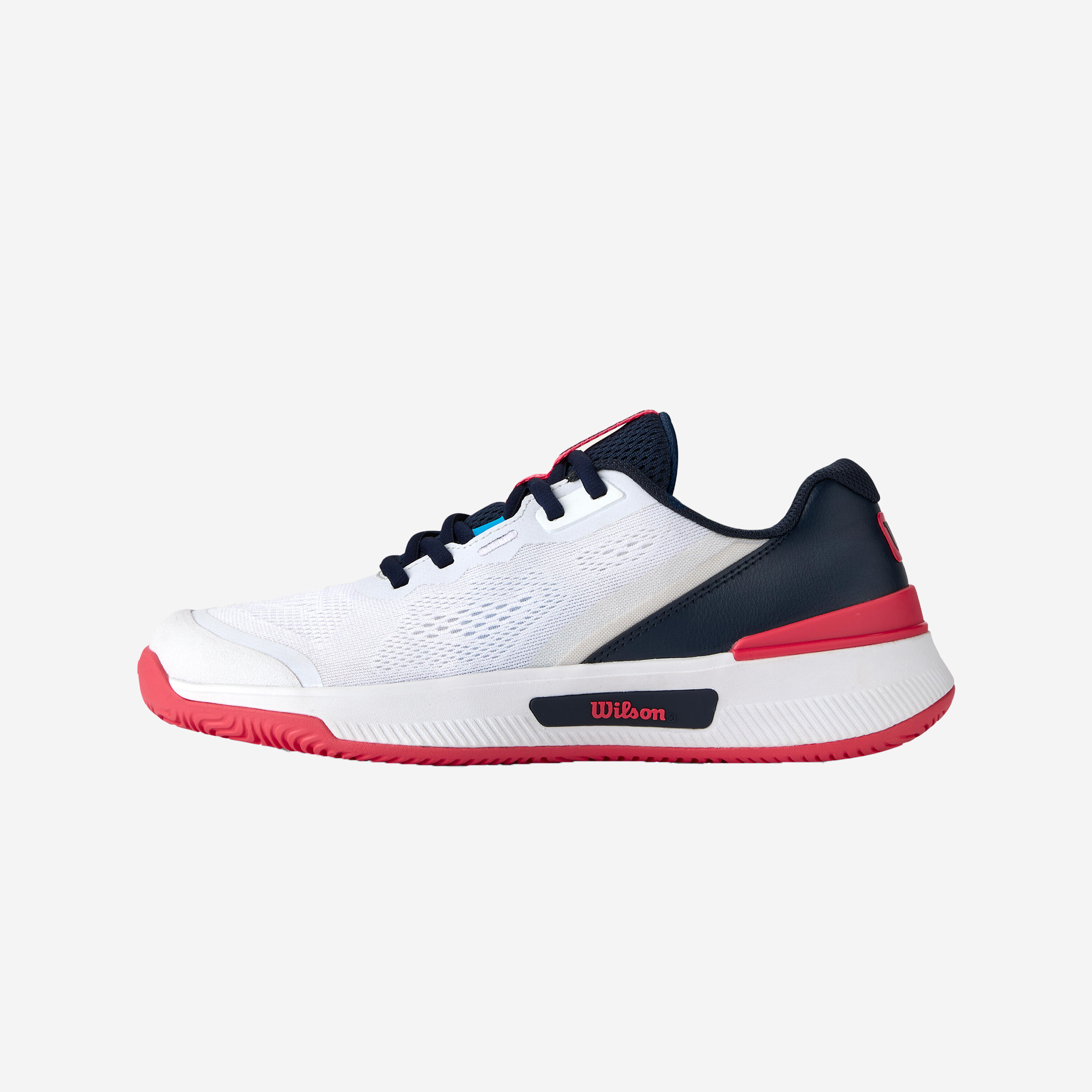WILSON Multicourt tennisschoenen voor dames Intrigue Pro wit blauw roze