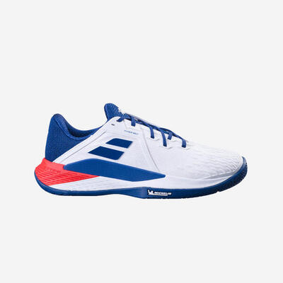 Tennisschoenen propulse fury 3 multicourt voor heren wit/blauw