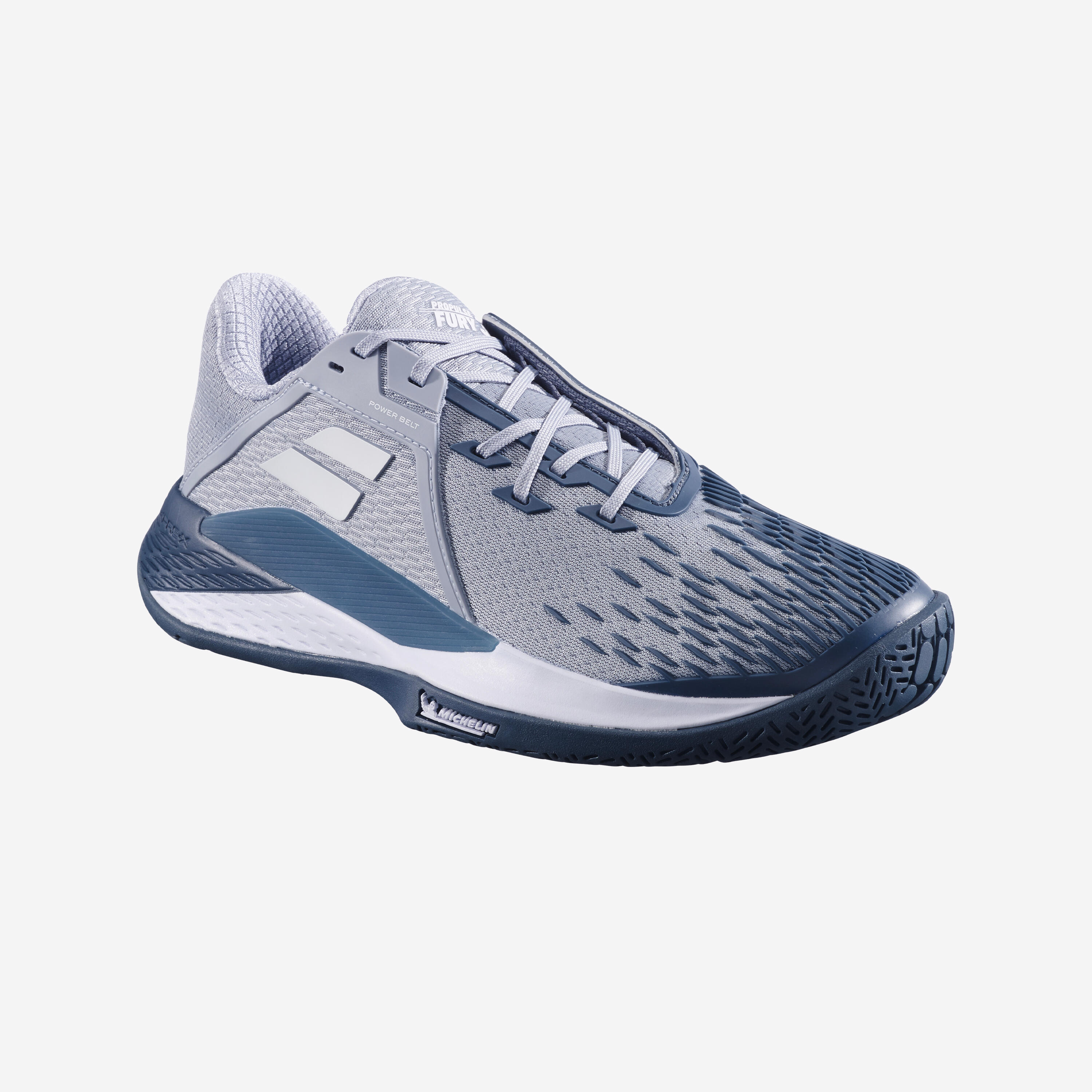 Sabatilles de tennis home Multipista - Babolat Propulse Fury 3 Blanc Blau 2/5