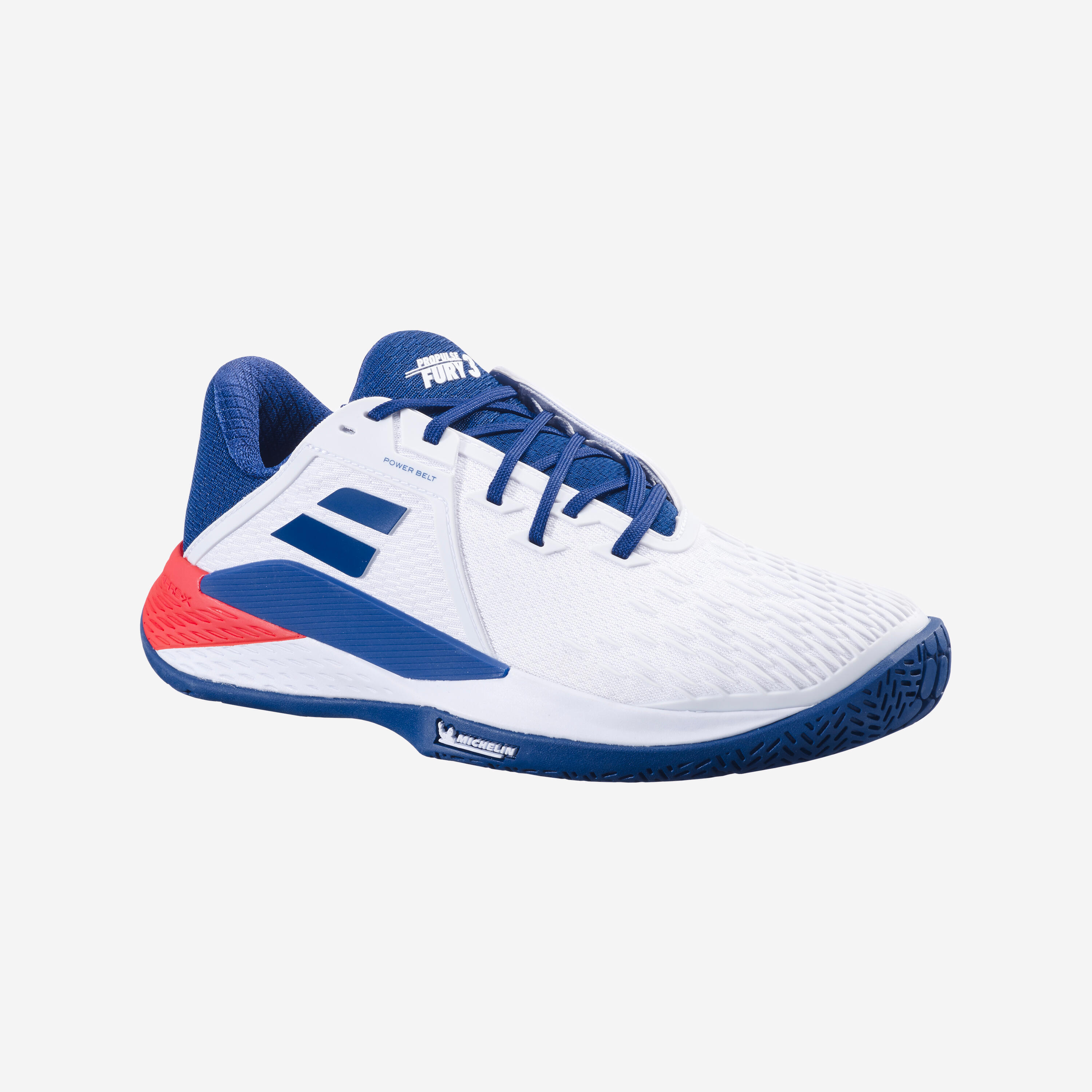 Chaussures de tennis homme Multicourt - Babolat Propulse Fury 3 Blanc Bleu 3/5
