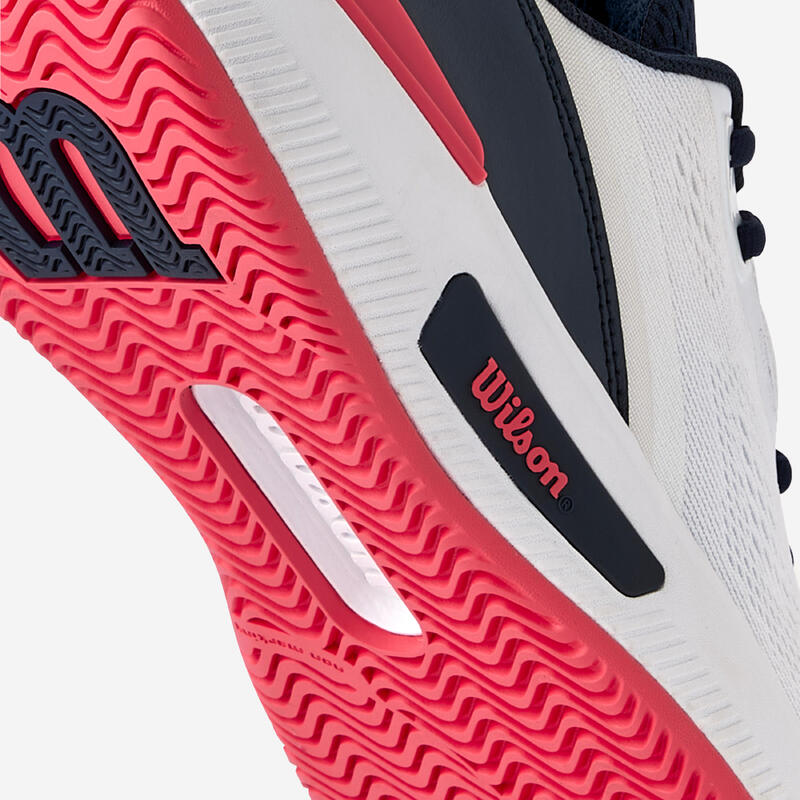 Chaussures de tennis femme Multicourt - Wilson Intrigue Pro blanc bleu rose