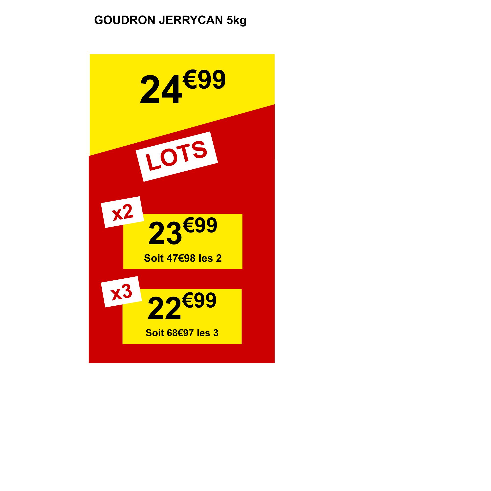 GOUDRON JERRYCAN DE 5 KG 2/2