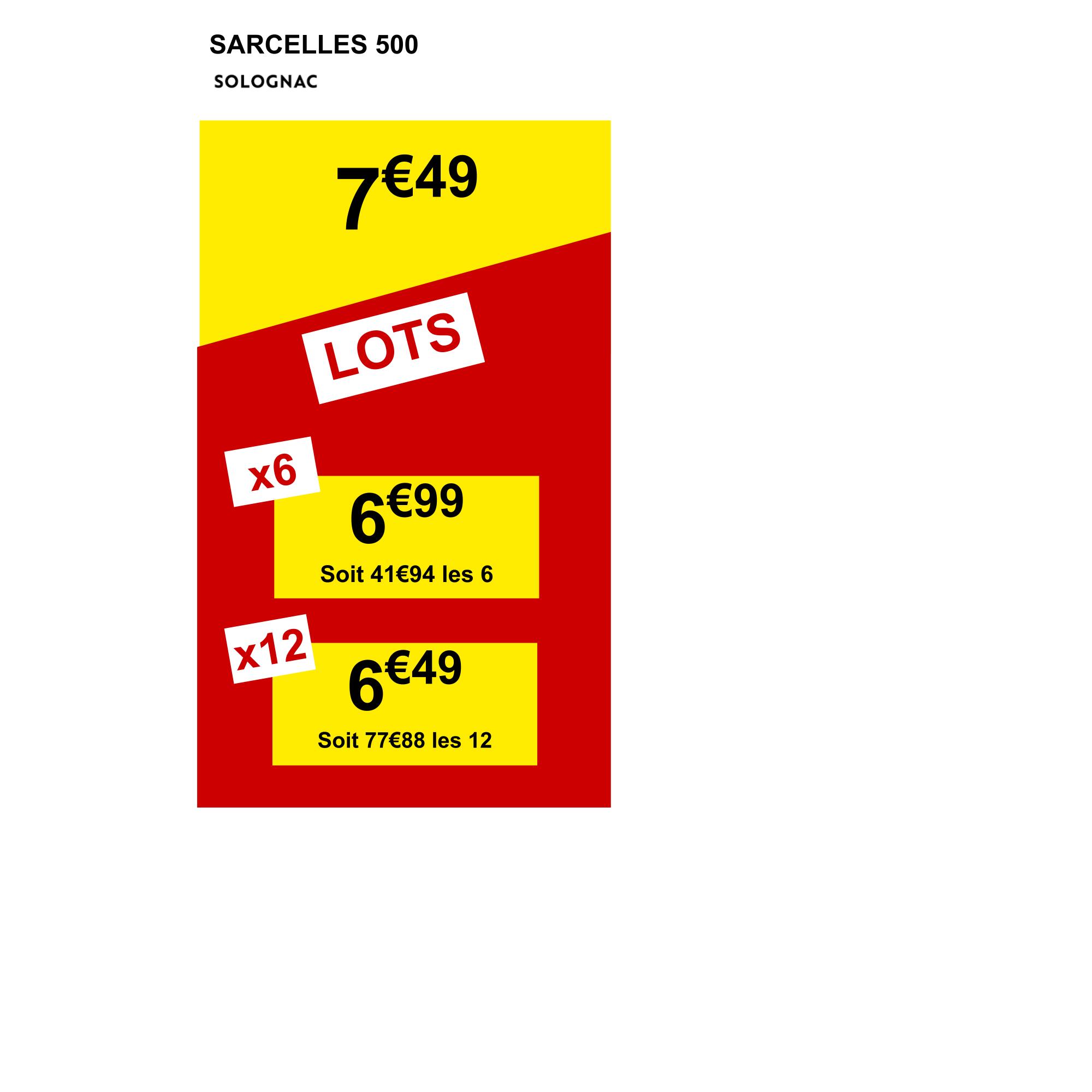 APPELANT SARCELLE FEMELLE 500 HD 9/15