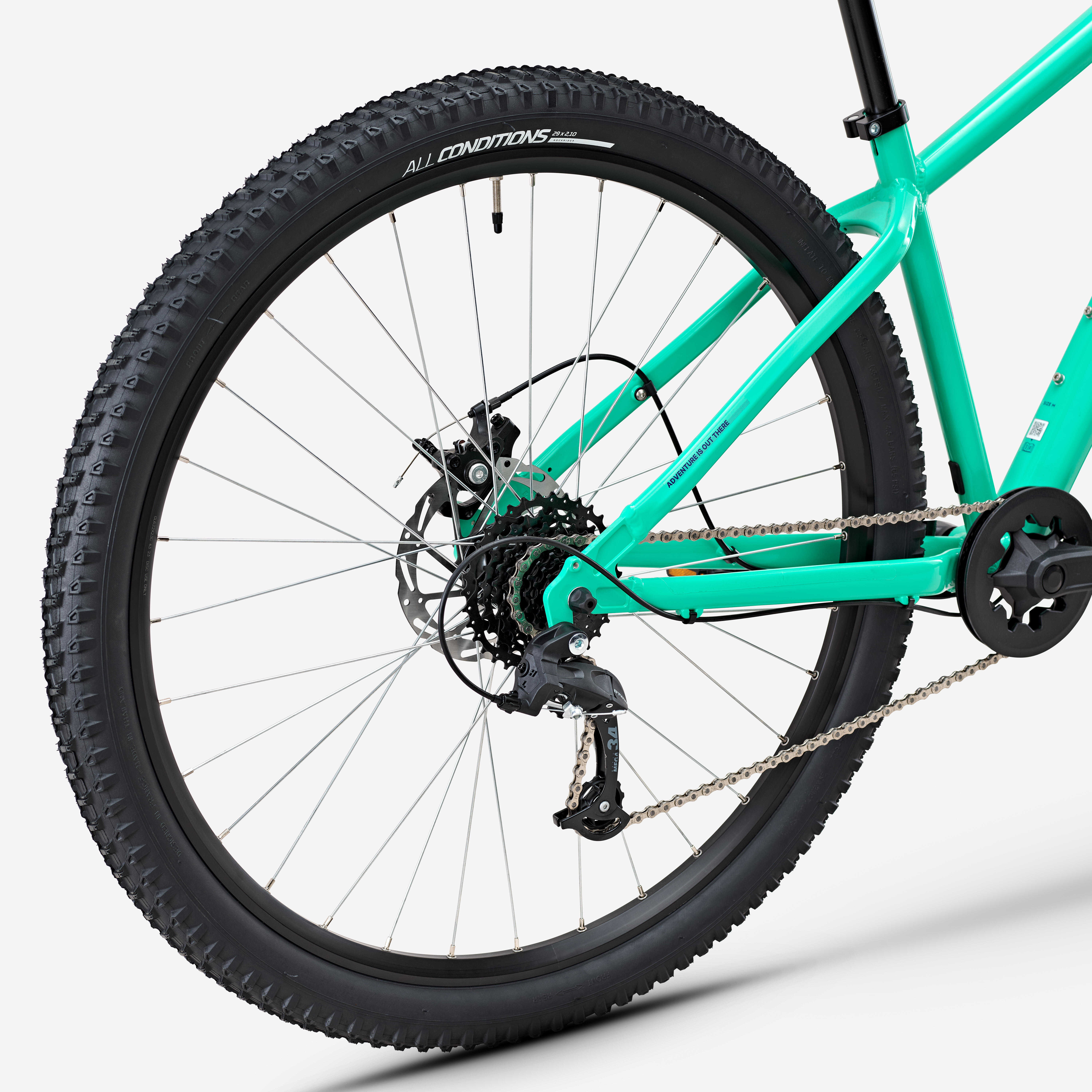 wheeling et voilage de roues VTT ROCKRIDER ST 100