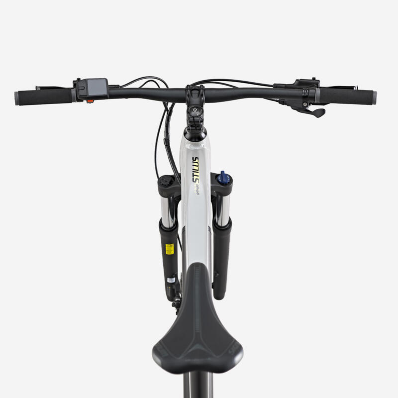 Vélo VTT électrique semi-rigide STILUS Off Road, Gris clair