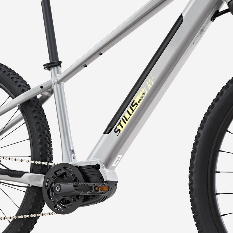 Vélo VTT électrique semi-rigide STILUS Off Road, Gris clair
