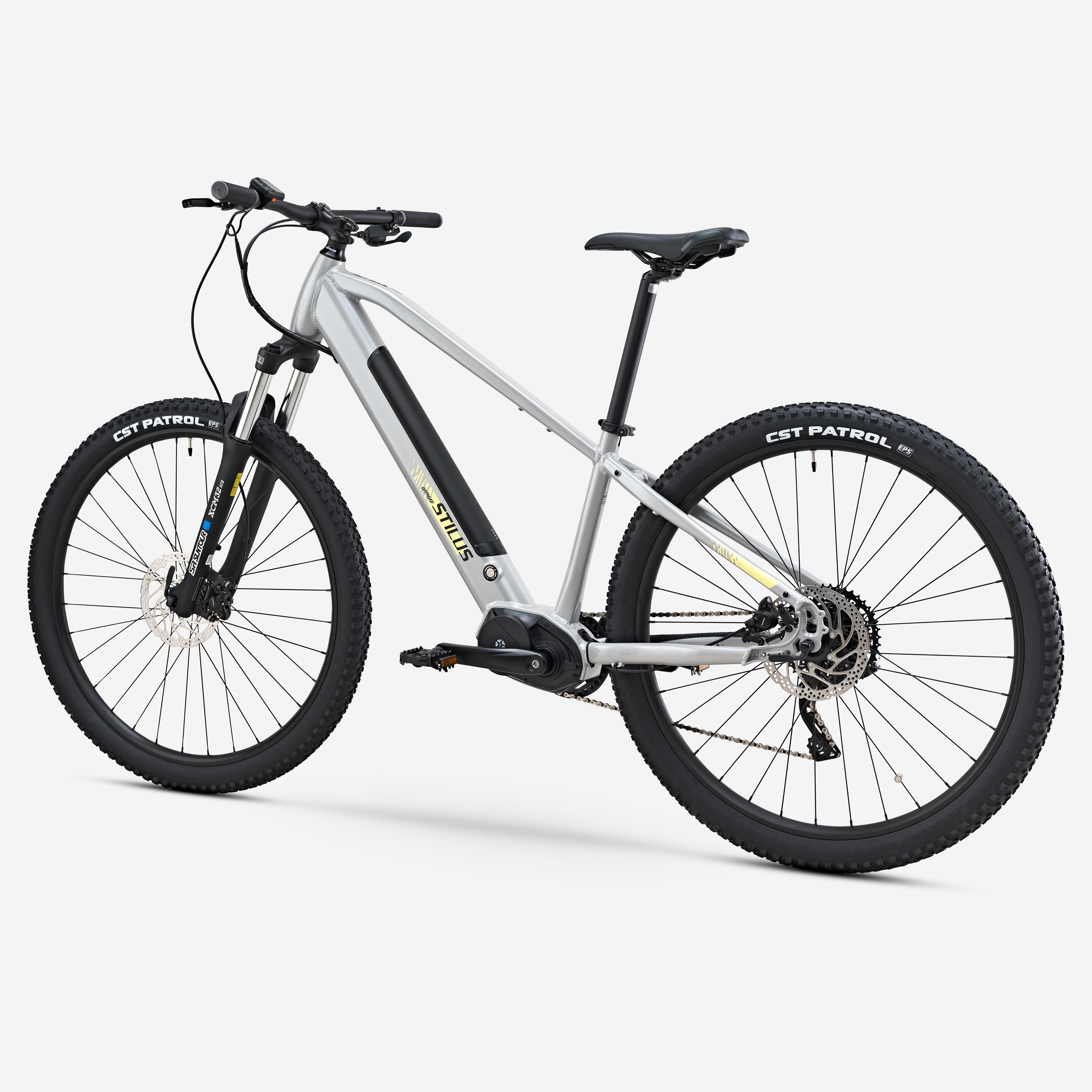E-Mountainbike Hardtail STILUS Off Road 29 Zoll hellgrau  3/7