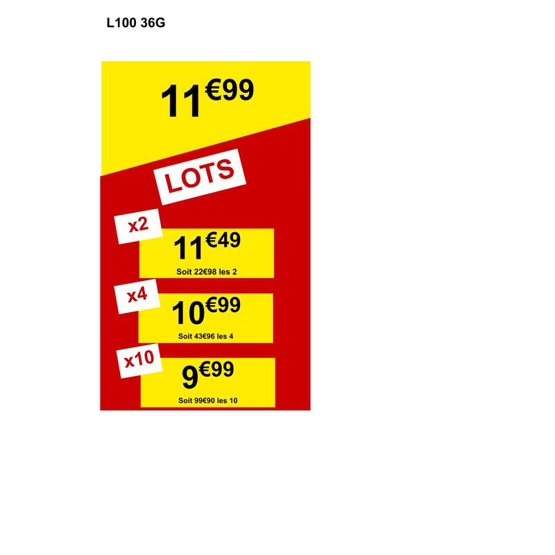 CARTOUCHE L100 36g PIGEON CALIBRE 12/70 PLOMB N°6 X25