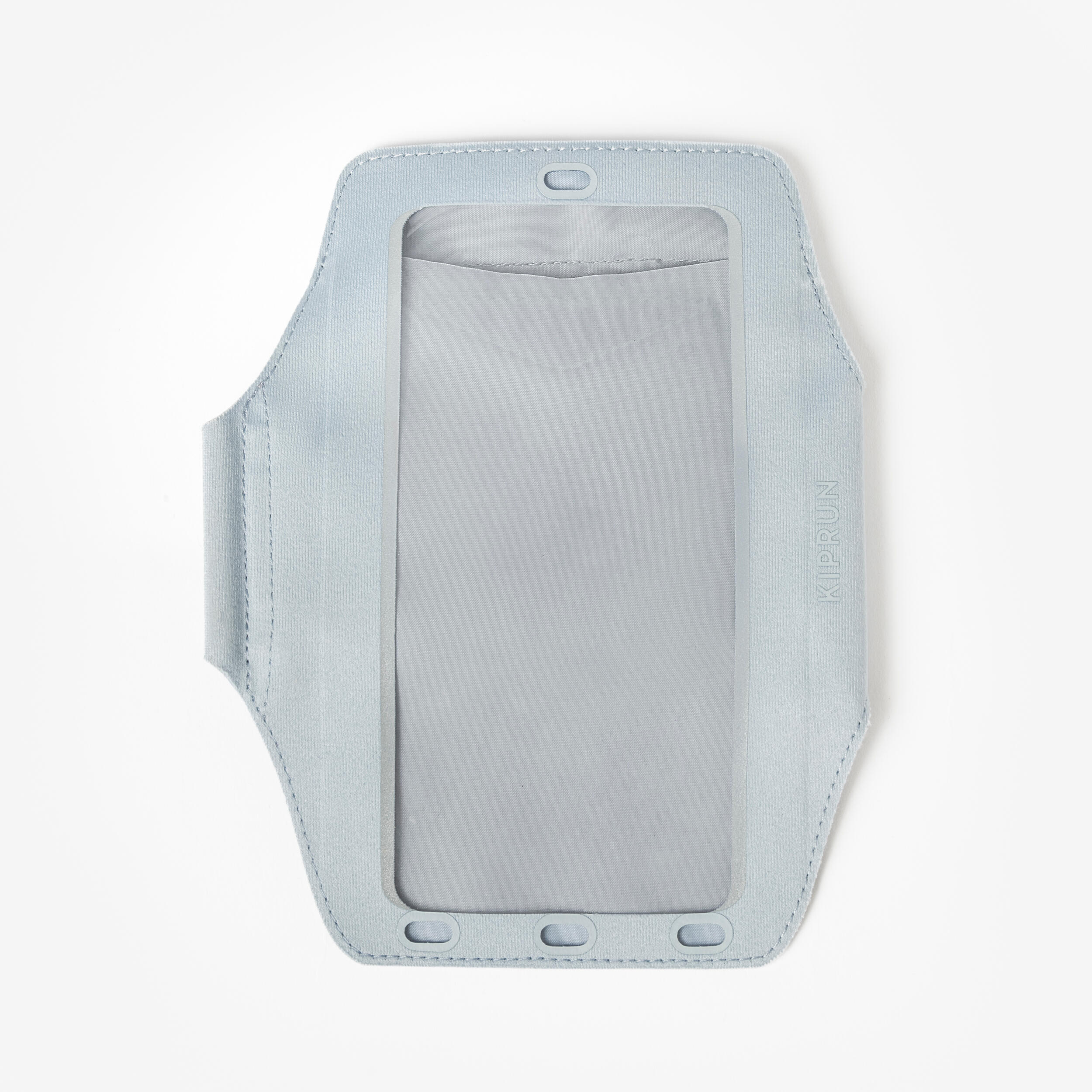 Brassard running smartphone grand téléphone, Kiprun gris