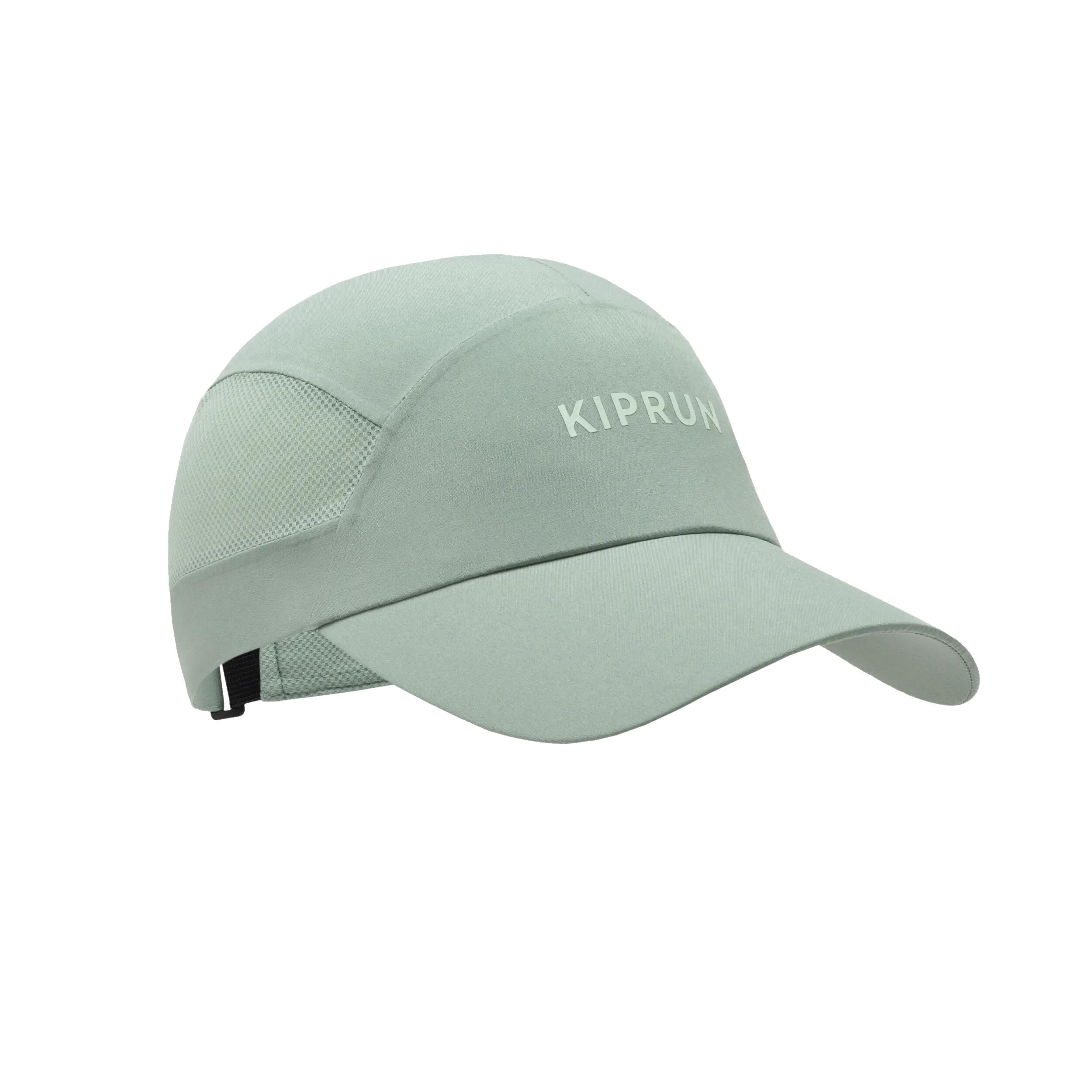 Men's Women's KIPRUN V2 Running Cap - Green 3/8