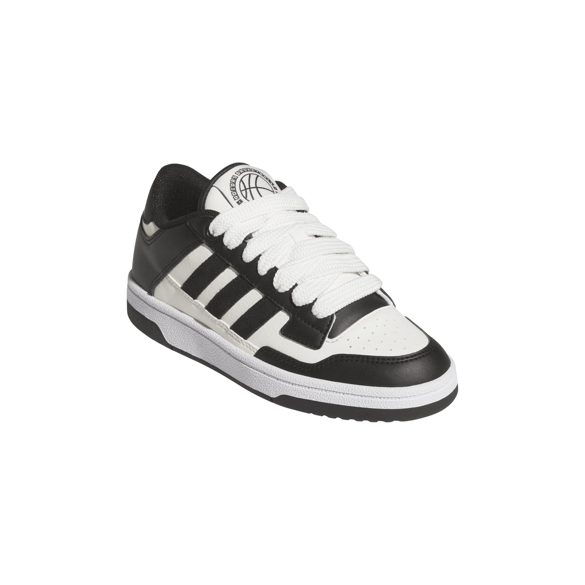 Scarpe da ginnastica ADIDAS bambino RAPID COURT LOW con lacci nere 7/15