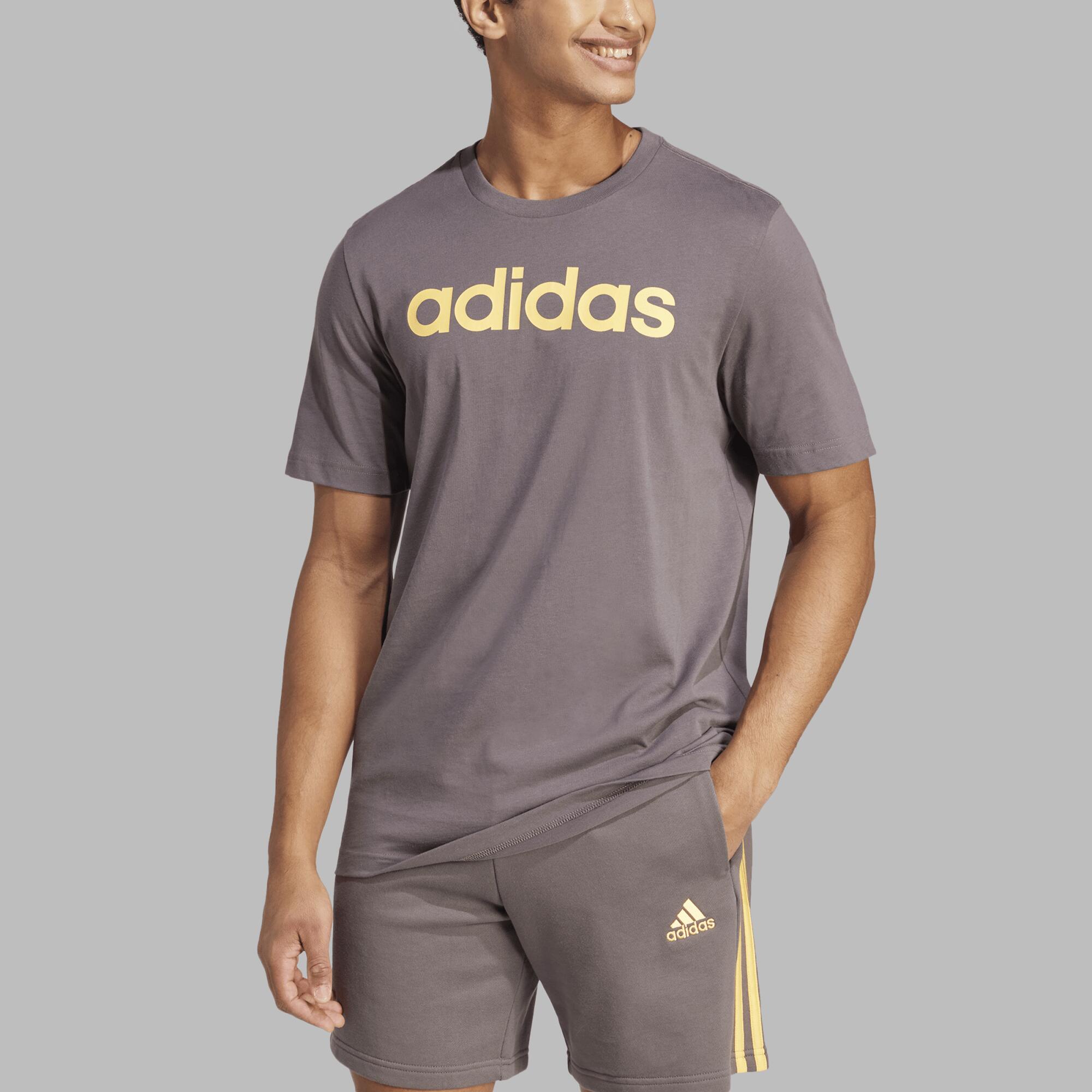 T-SHIRT DE FITNESS SOFT TRAINING ADIDAS HOMME GRIS 2/8