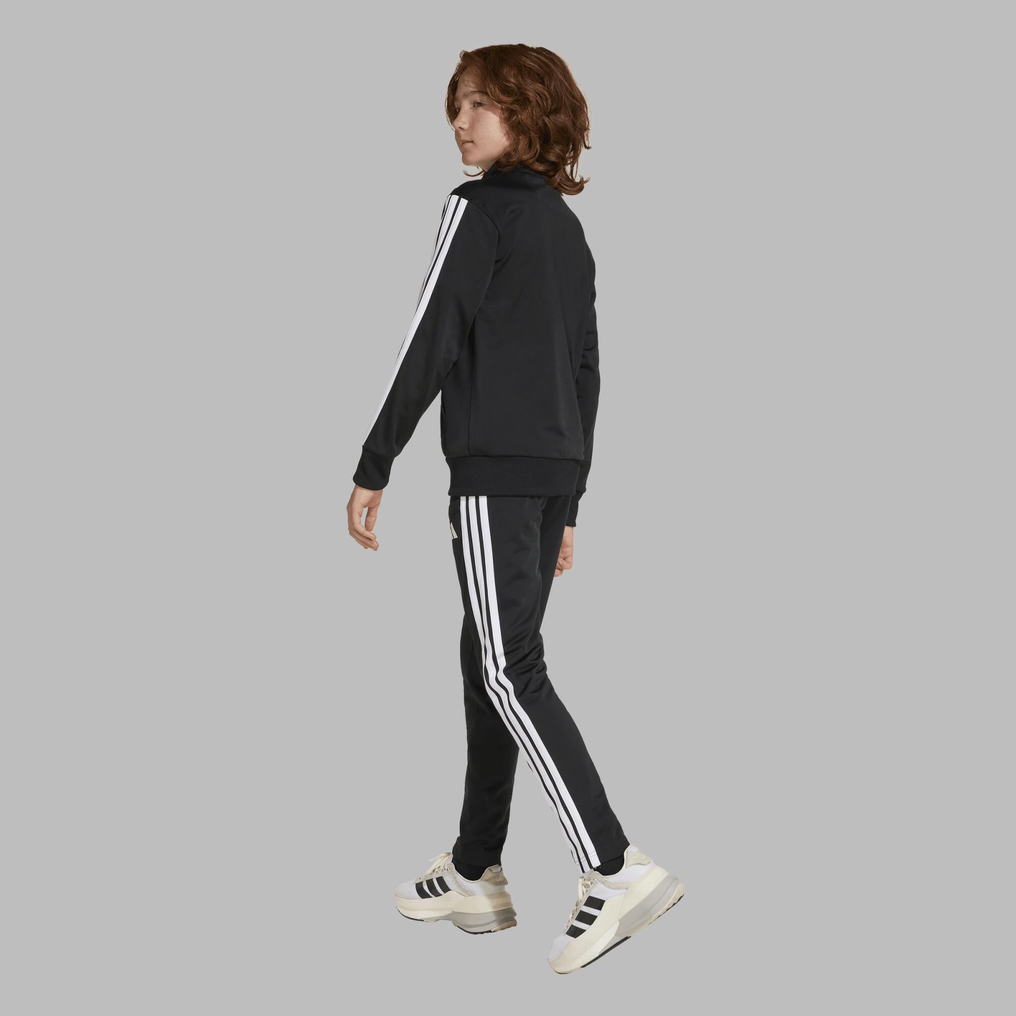 Tuta bambino ginnastica ADIDAS TIBEIRO poliestere nero-bianco 10/13