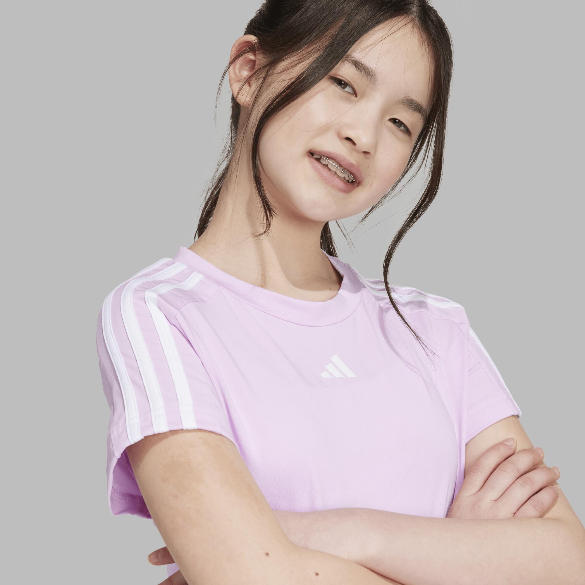 Camiseta Deportiva Adidas Niños Violeta 5/11